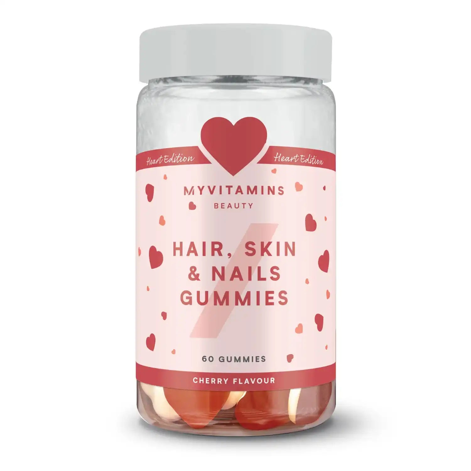 Hair, Skin & Nails Gummies - Double-Layered Heart Edition