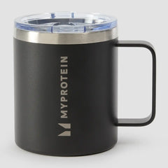Myprotein Recycled Metal Coffee Cup 350ml - Black