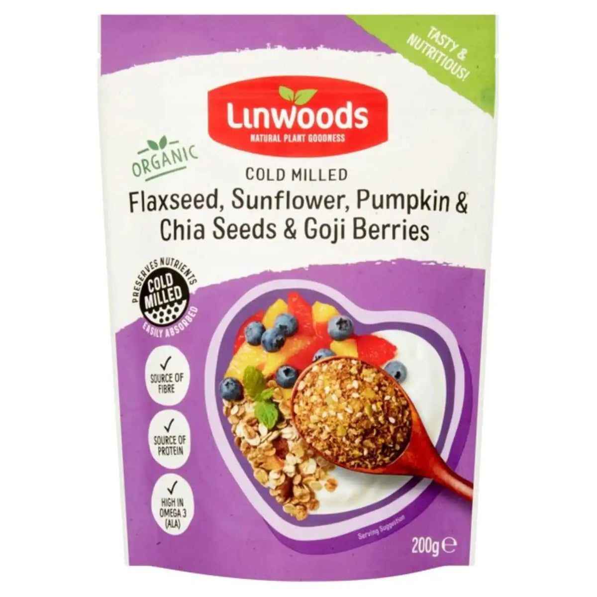 Linwoods Flax Sunflower Pumpkin Chia Go 425g