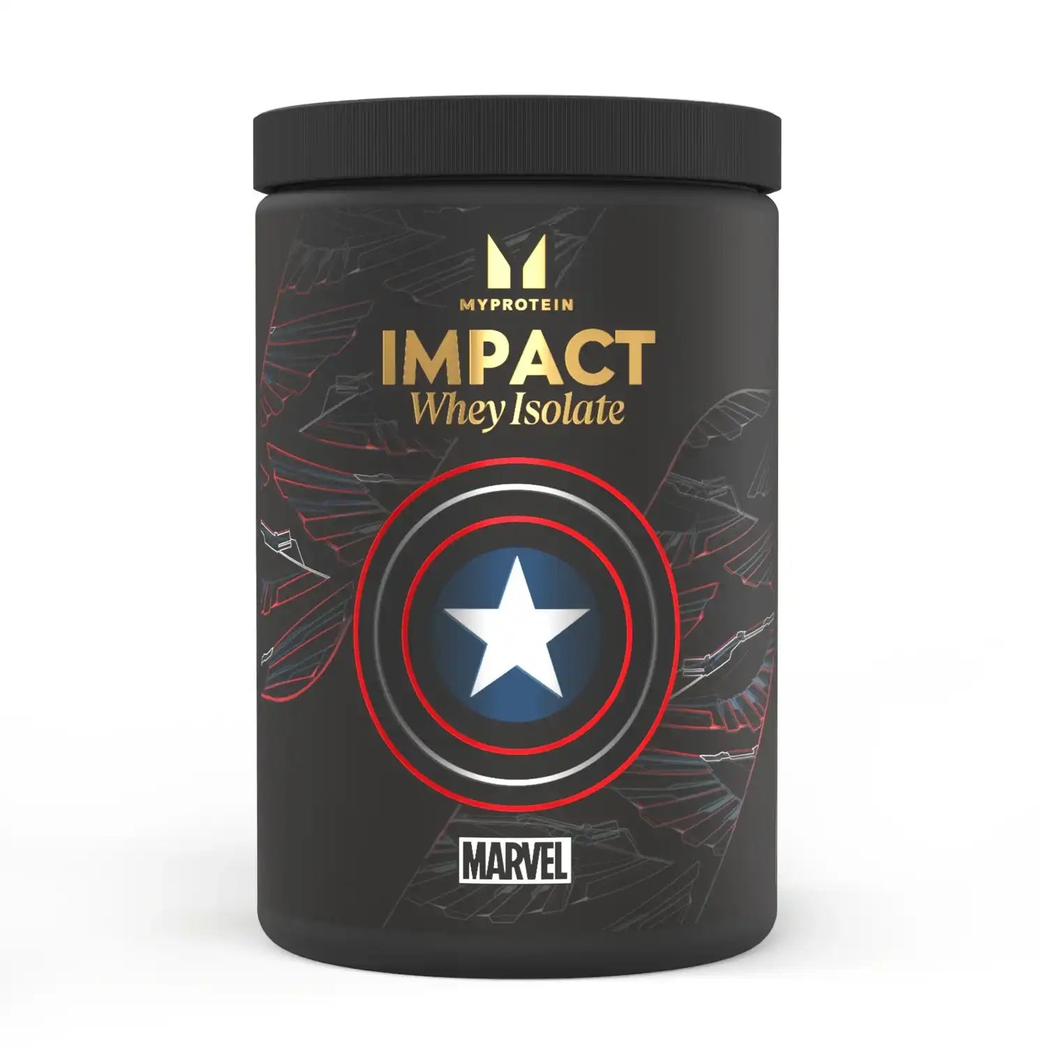 Impact Whey Isolate — Captain America — Vanilla Raspberry